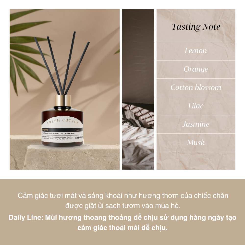 Tinh Dầu Khuếch Tán - Marine Fresh Cotton