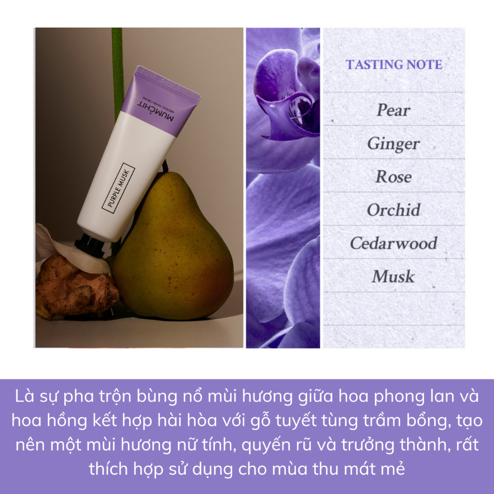 Kem dưỡng tay - Purple Musk