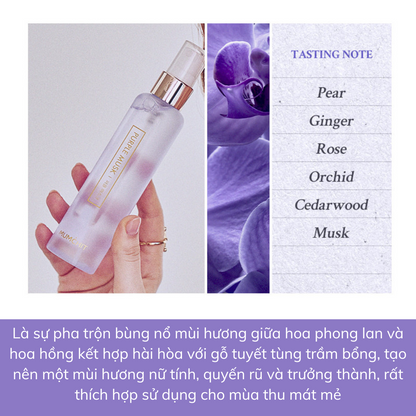 Xịt thơm tóc và cơ thể - Purple Musk